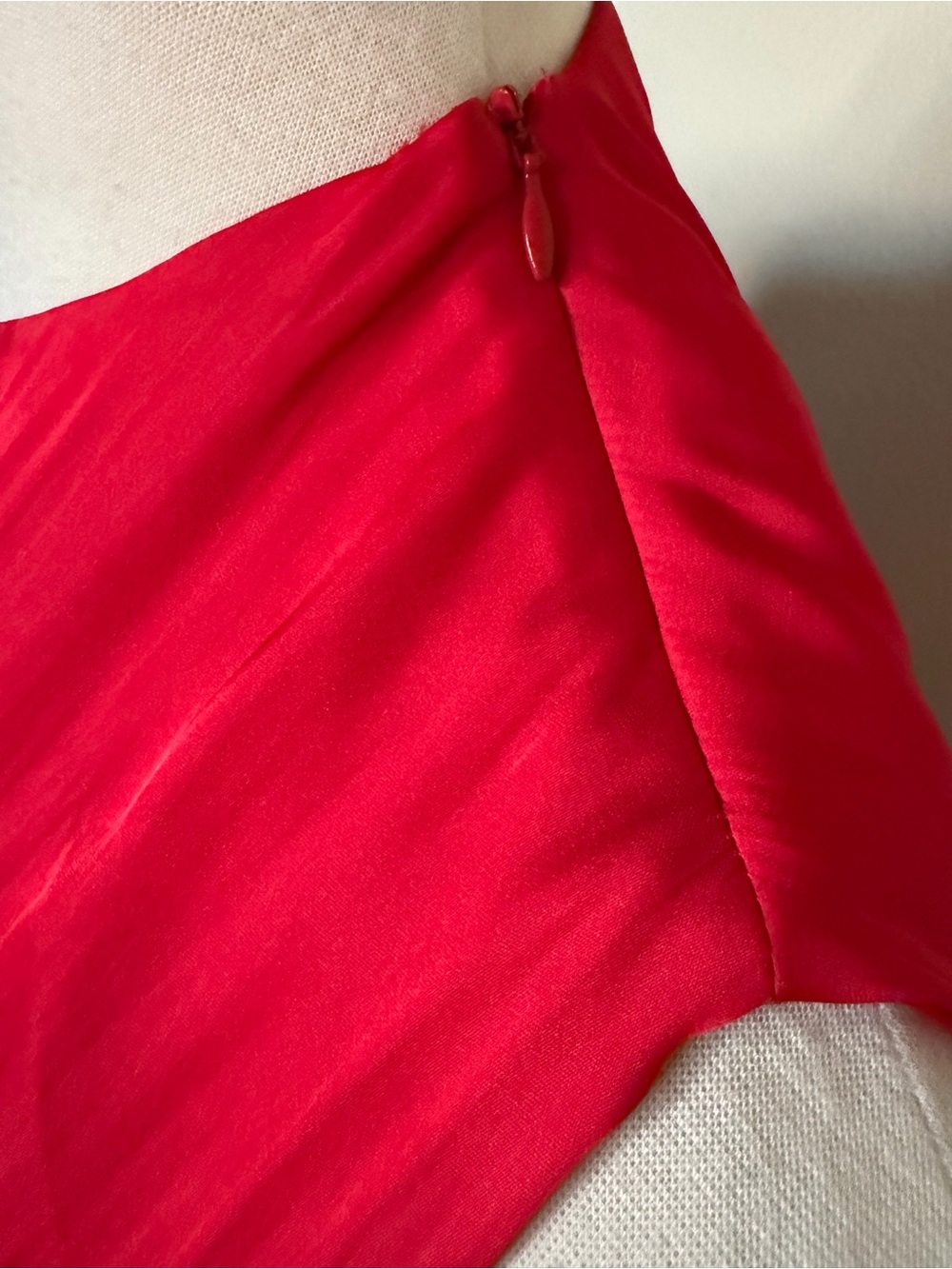 Zara Red Sleeveless Twist-Waist Maxi Dress - Picture 7 of 11